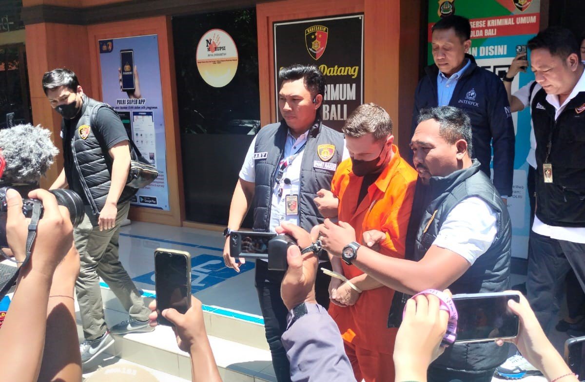 Polda Bali Deportasi Bos Kriminal Besar Eropa